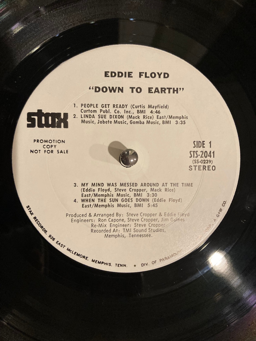 Eddie Floyd’s “Down to Earth”